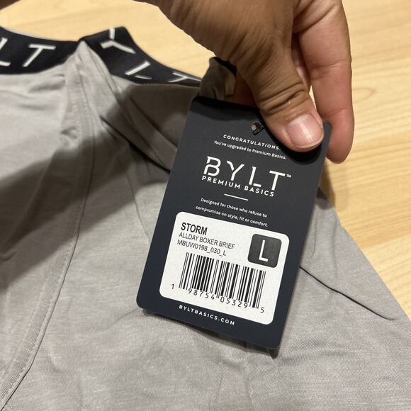 New Bylt Premium All Day Trunk Size Large In Heather Grey $32 - Picture 3 of 4